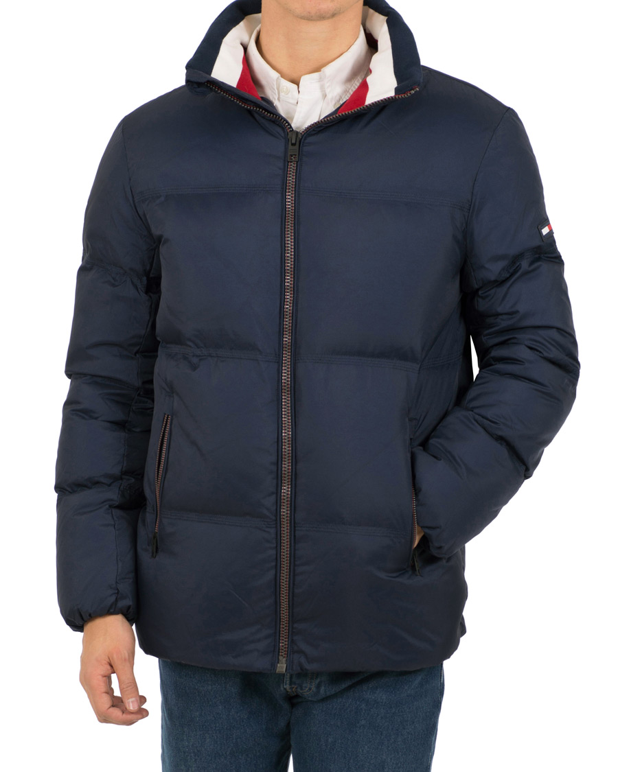 Herr | Jackor | Tommy Jeans | Long Down Jacket Black Iris