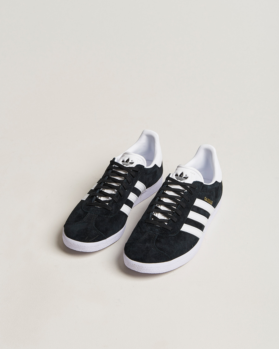 Herr | Svarta sneakers | adidas Originals | Gazelle Sneaker Black Nubuck