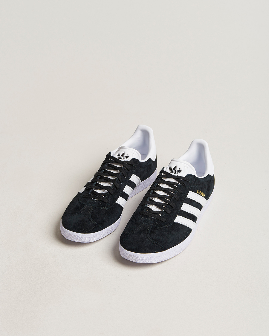 Herr | Mockaskor | adidas Originals | Gazelle Sneaker Black Nubuck