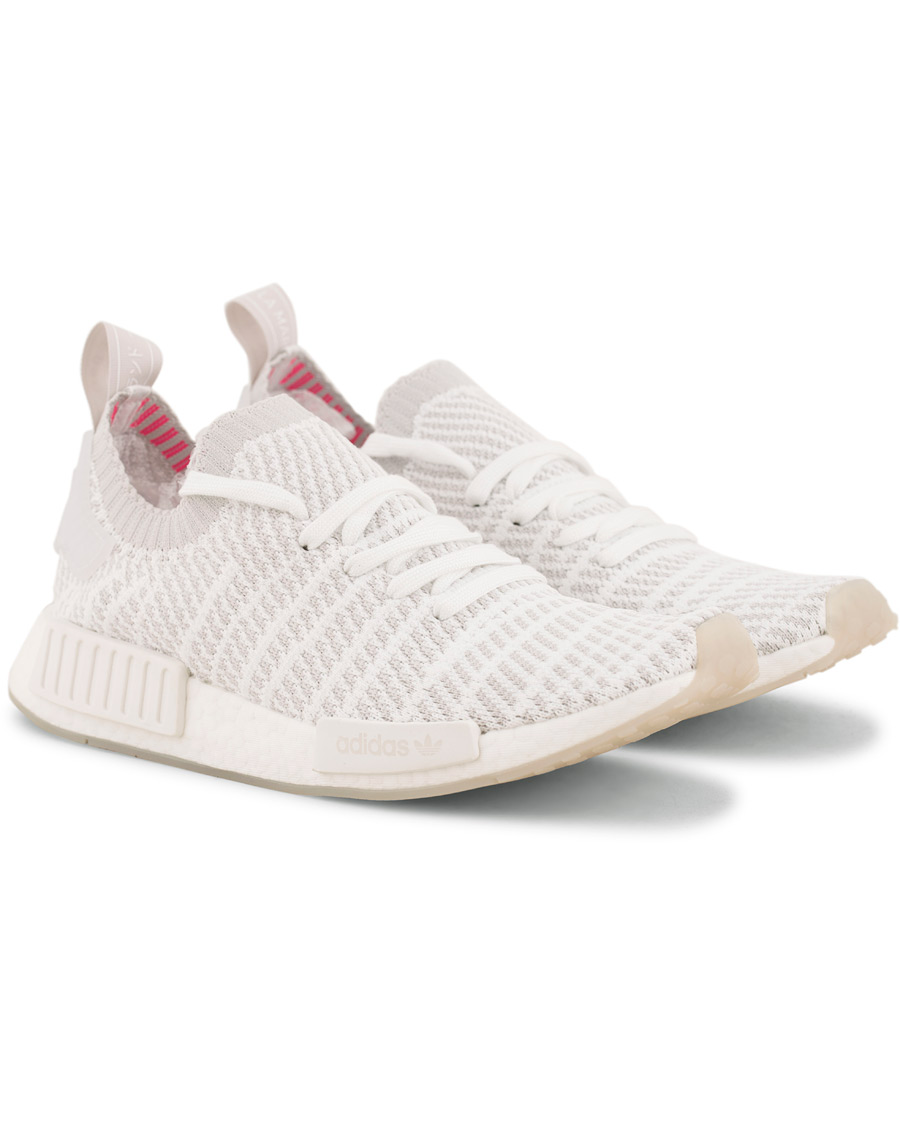 Herr | adidas Originals NMD_R1 Primeknit Running Sneaker White | adidas Originals | NMD_R1 Primeknit Running Sneaker White