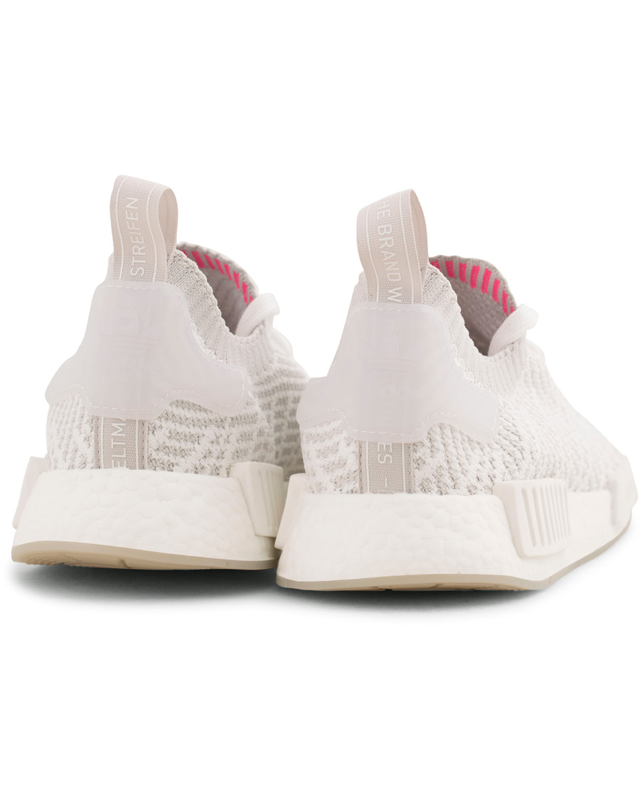 Herr | adidas Originals NMD_R1 Primeknit Running Sneaker White | adidas Originals | NMD_R1 Primeknit Running Sneaker White