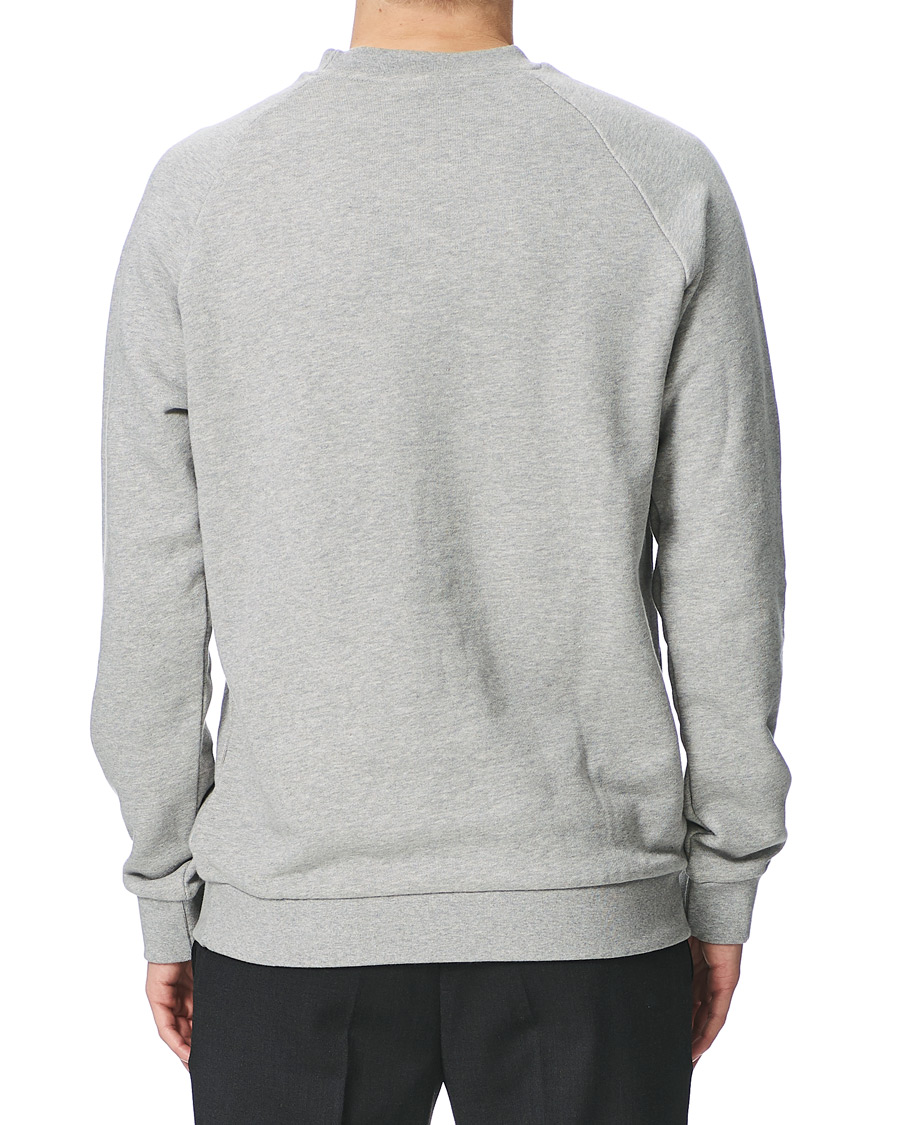 Herr | Tröjor | adidas Originals | Trefoil Crew Neck Sweatshirt Grey Melange