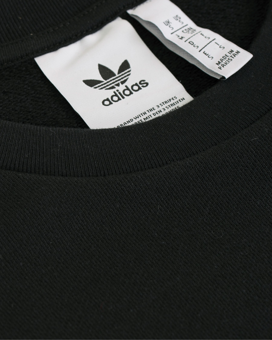 Herr | Tröjor | adidas Originals | Trefoil Crew Neck Sweatshirt Black