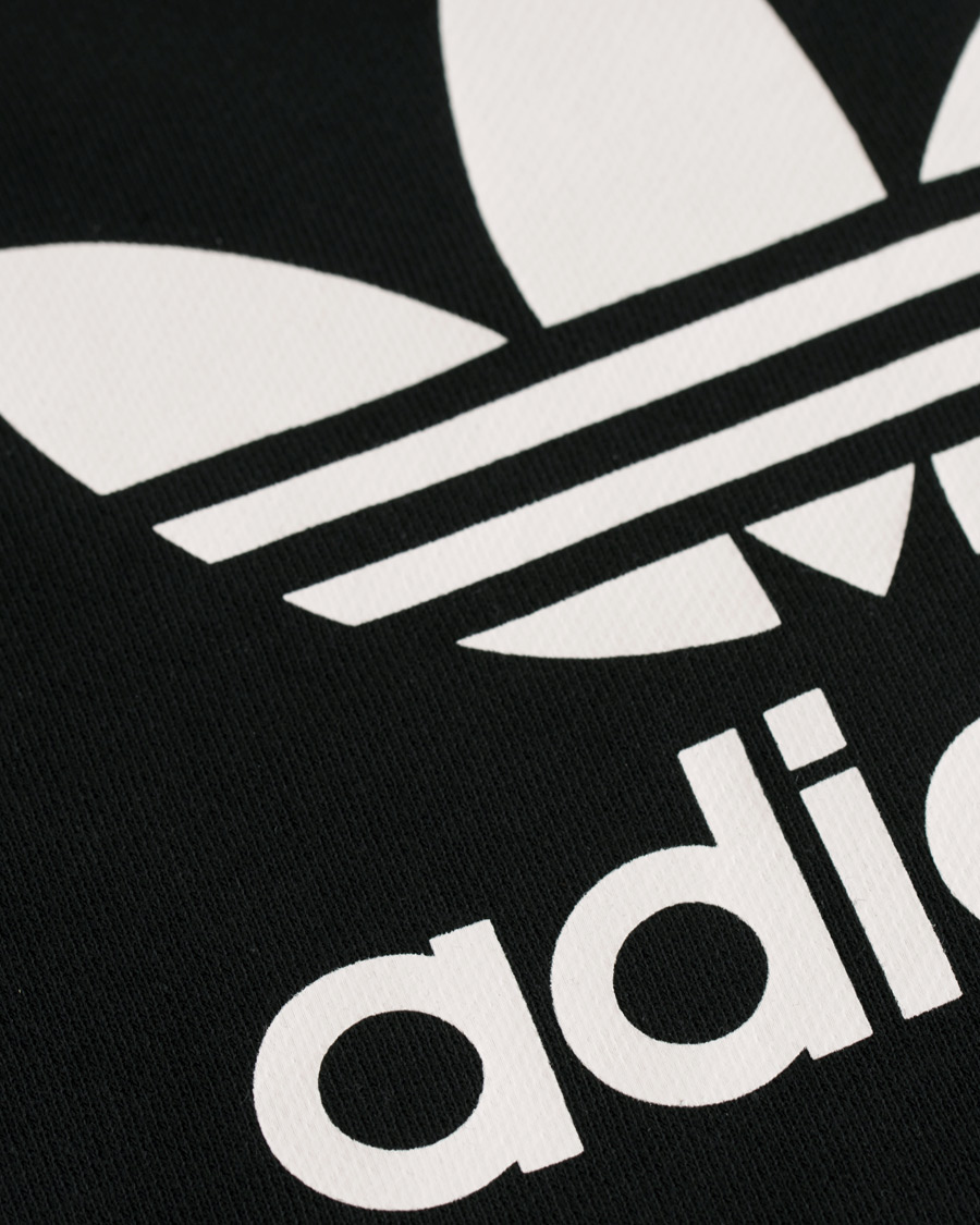 Herr | Tröjor | adidas Originals | Trefoil Crew Neck Sweatshirt Black