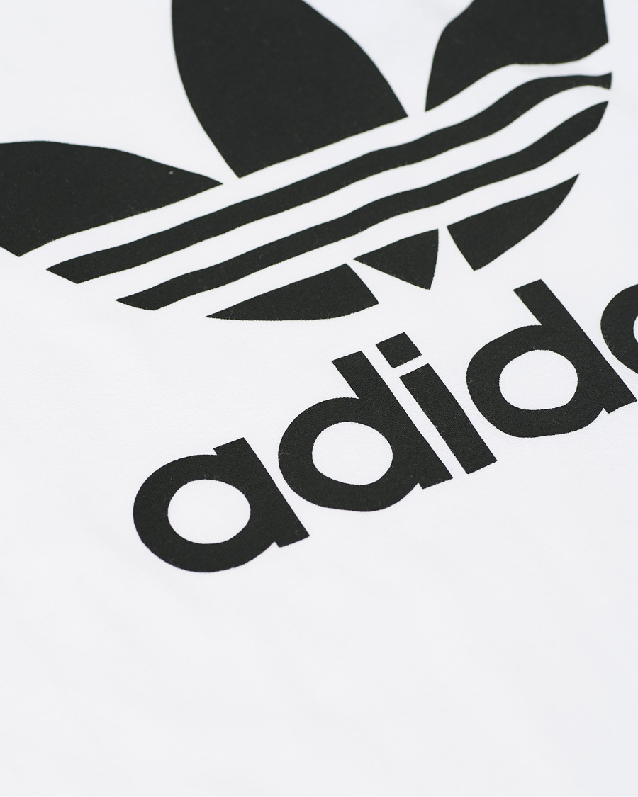 Herr | T-Shirts | adidas Originals | Trefoil Logo Crew Neck Tee White