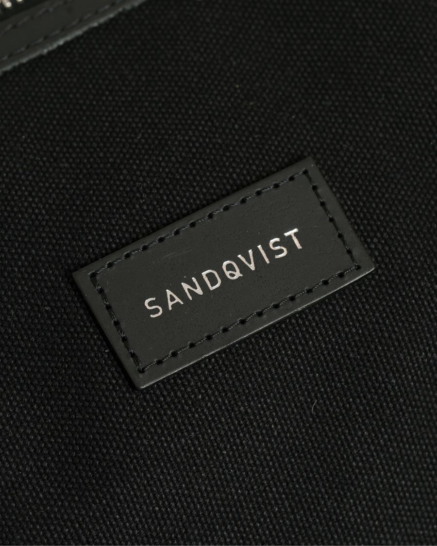 Herr | Väskor | Sandqvist | Holly Grand Organic Cotton Canvas Weekendbag Black
