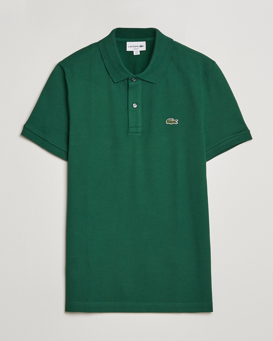 Herr | Pikéer | Lacoste | Slim Fit Polo Piké Green