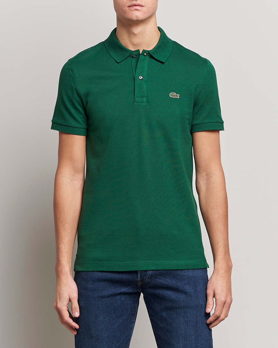 Herr | Pikéer | Lacoste | Slim Fit Polo Piké Green