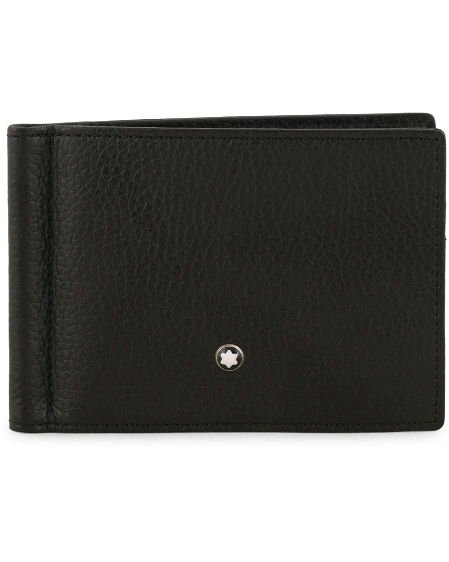 Herr | Montblanc Meisterstück Soft Grain Wallet 6cc Money Clip Small Black | Montblanc | Meisterstück Soft Grain Wallet 6cc Money Clip Small Black