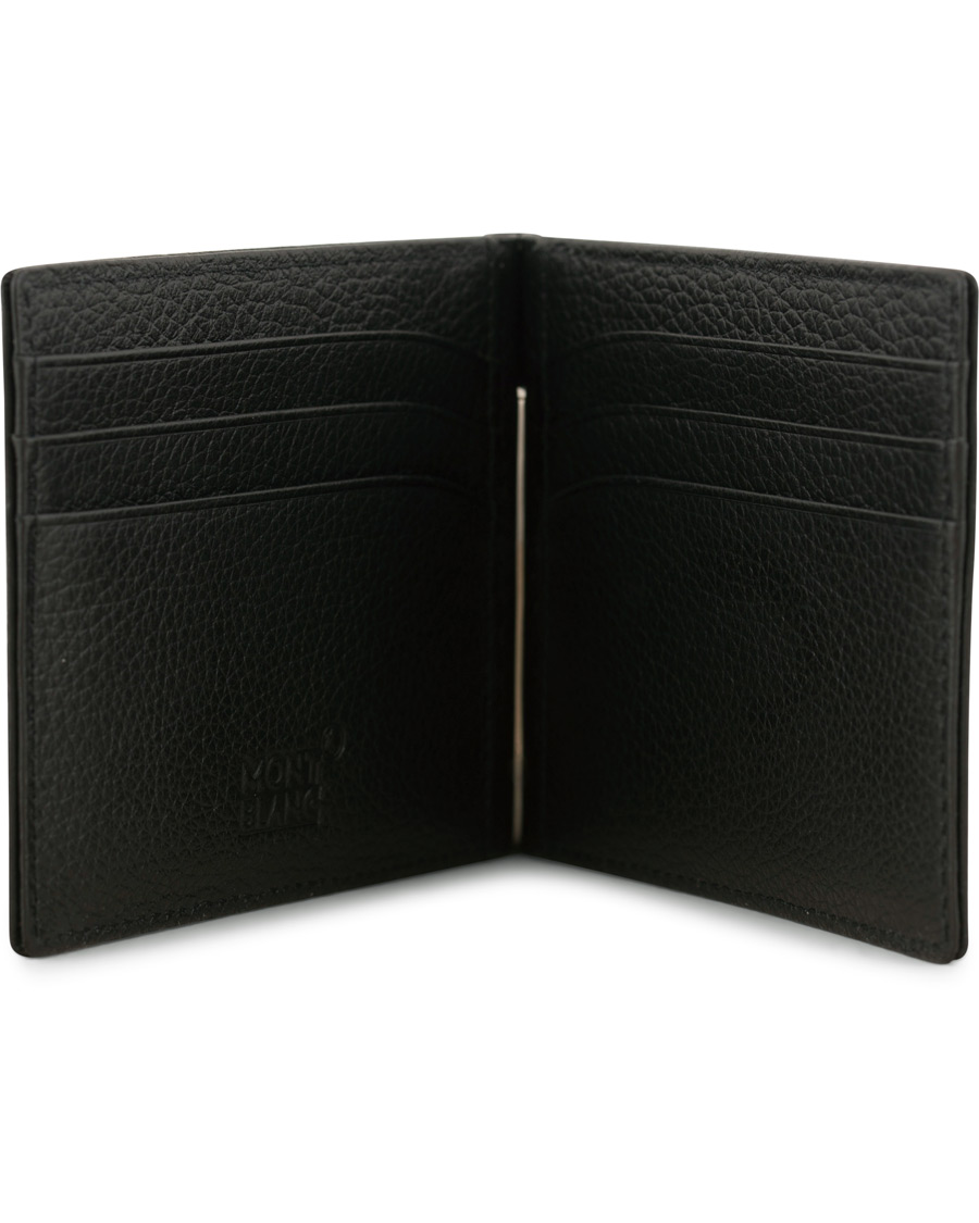 Herr | Montblanc Meisterstück Soft Grain Wallet 6cc Money Clip Small Black | Montblanc | Meisterstück Soft Grain Wallet 6cc Money Clip Small Black