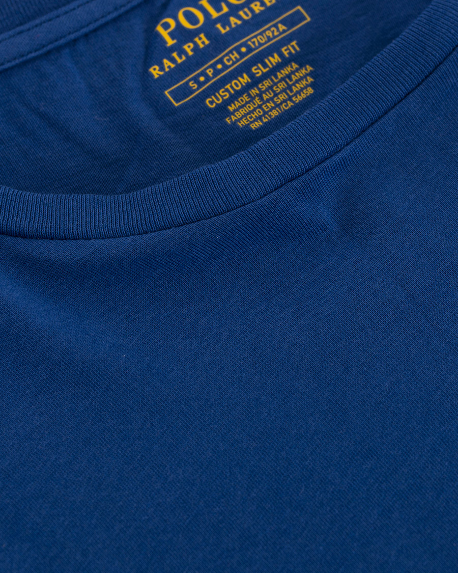 Herr | T-Shirts | Polo Ralph Lauren | Custom Fit Pocket Crew Neck Tee Provincetown Blue