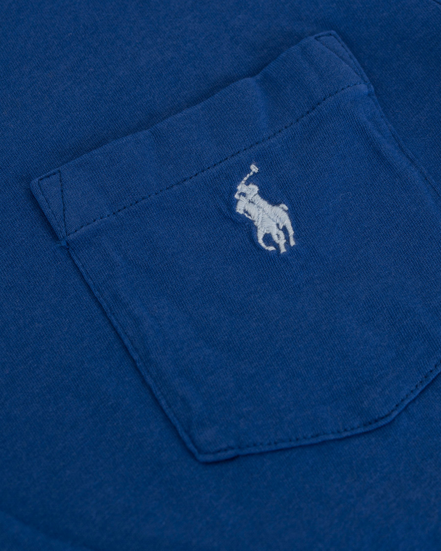Herr | T-Shirts | Polo Ralph Lauren | Custom Fit Pocket Crew Neck Tee Provincetown Blue