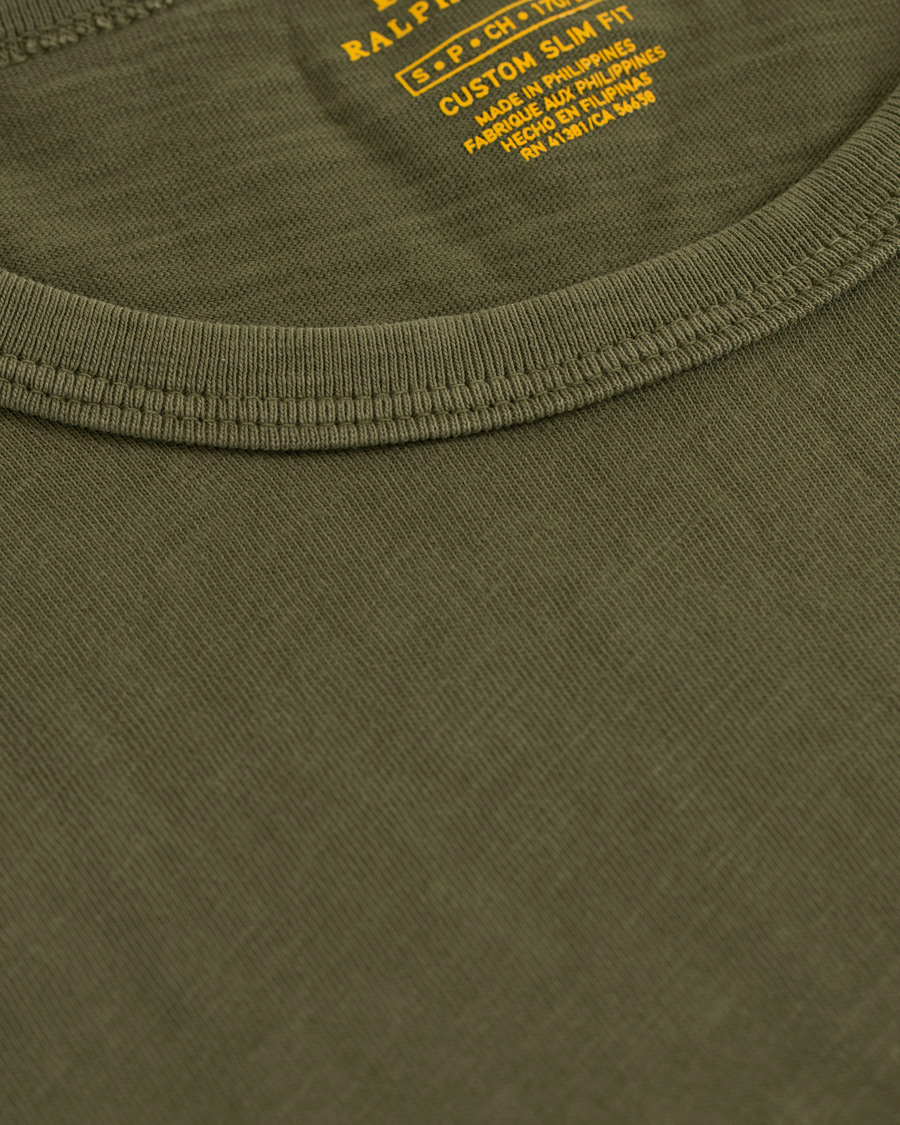Herr | T-Shirts | Polo Ralph Lauren | Hawaii Print Crew Neck Tee Defender Green
