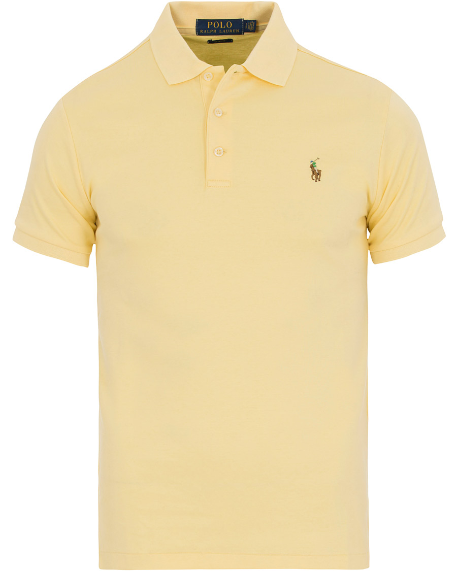 Herr | Pikéer | Polo Ralph Lauren | Slim Fit Pima Polo Banana Peel