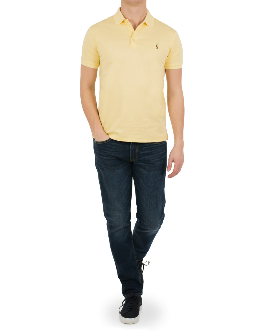Herr | Pikéer | Polo Ralph Lauren | Slim Fit Pima Polo Banana Peel