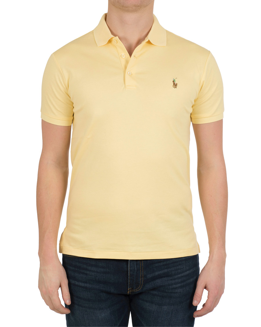 Herr | Pikéer | Polo Ralph Lauren | Slim Fit Pima Polo Banana Peel