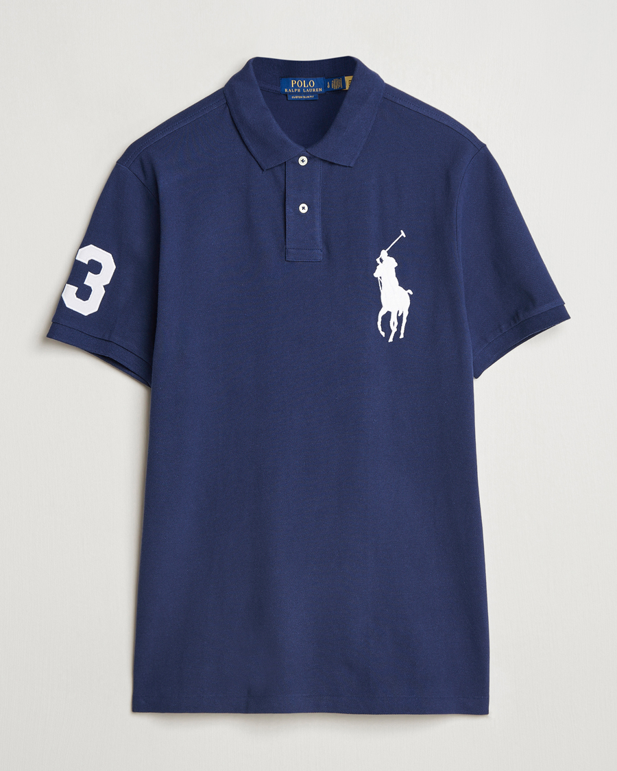 Herr | Pikéer | Polo Ralph Lauren | Custom Fit Big Pony Polo Newport Navy