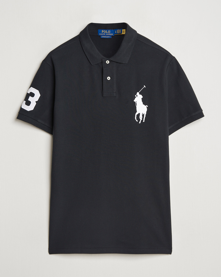 Herr | Pikéer | Polo Ralph Lauren | Custom Fit Big Pony Polo Polo Black
