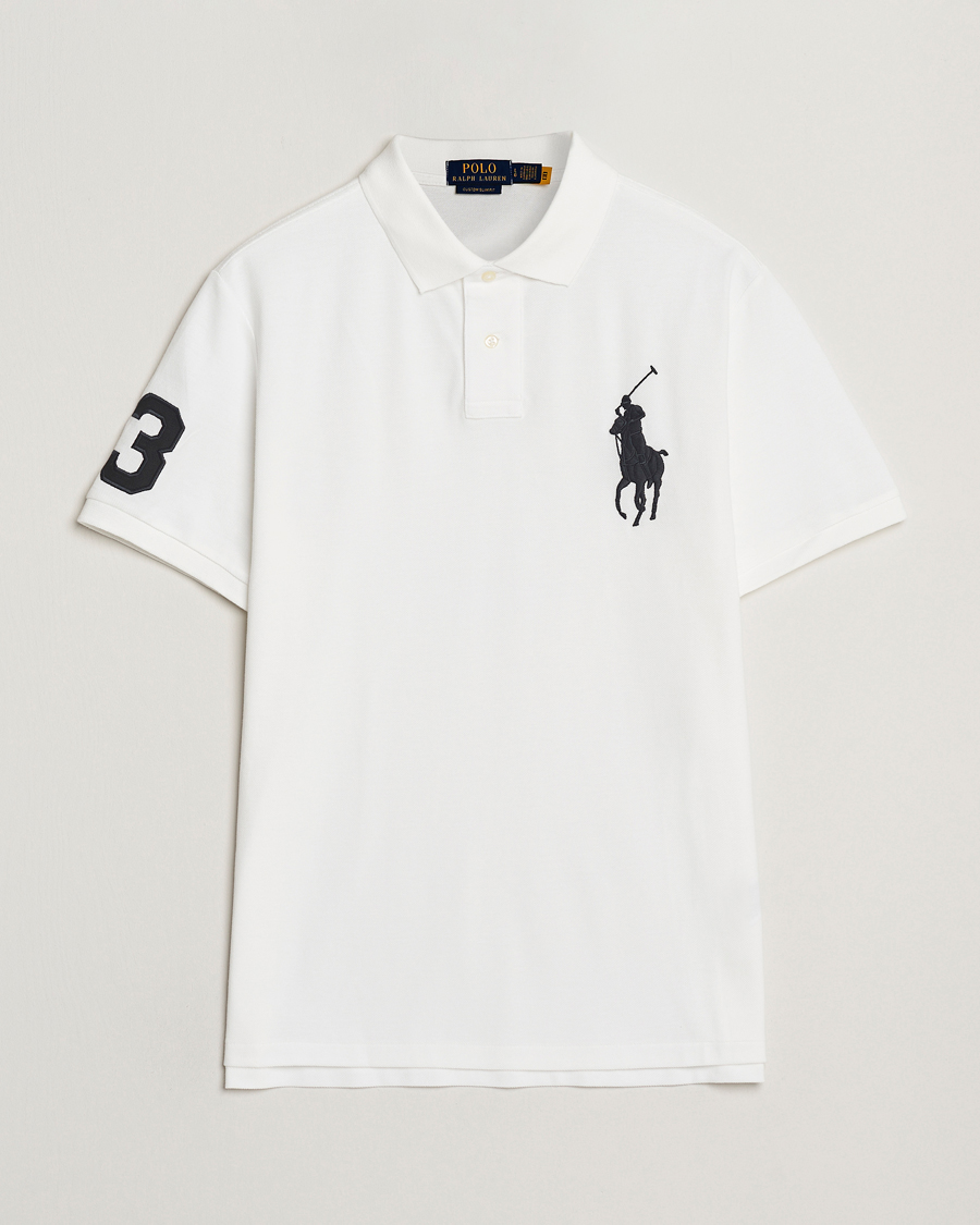 Herr | Pikéer | Polo Ralph Lauren | Custom Fit Big Pony Polo White