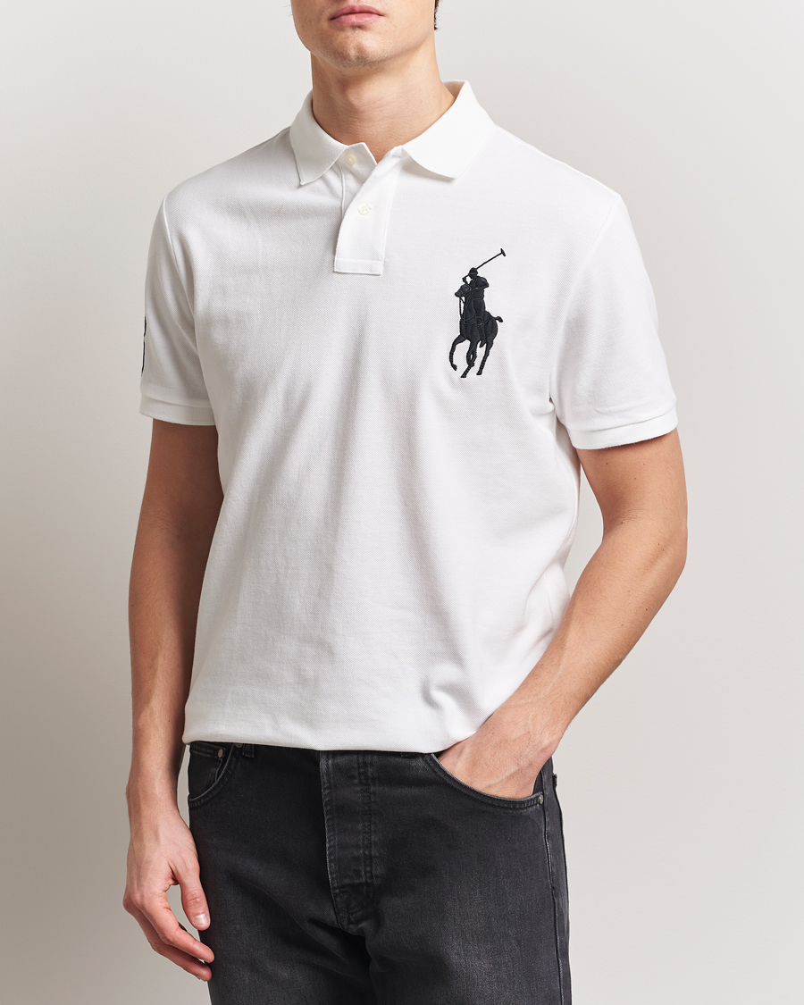 Herr | Pikéer | Polo Ralph Lauren | Custom Fit Big Pony Polo White