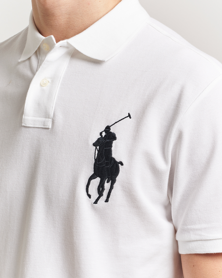 Herr | Pikéer | Polo Ralph Lauren | Custom Fit Big Pony Polo White