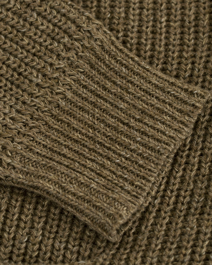 Herr | Tröjor | Polo Ralph Lauren | Cotton Blend Shawl Collar Cardigan Beige Gurkha