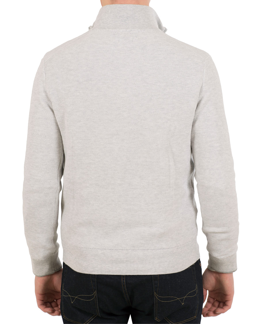 Herr | Tröjor | Polo Ralph Lauren | Texture Half Zip Lawrence Grey Heather