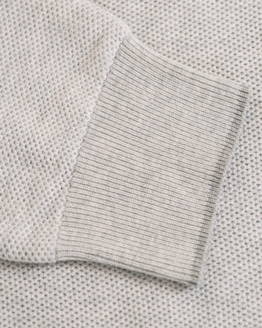 Herr | Tröjor | Polo Ralph Lauren | Texture Half Zip Lawrence Grey Heather