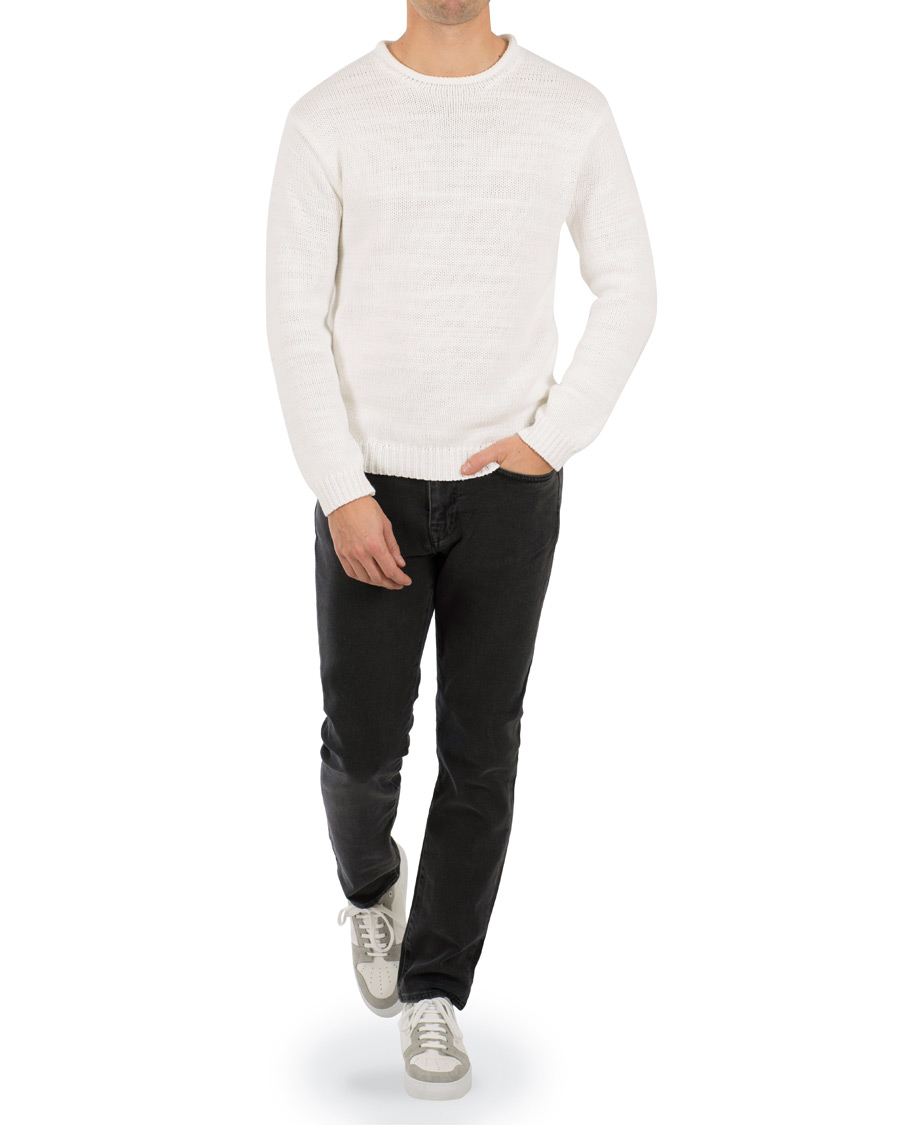 Herr | Tröjor | Polo Ralph Lauren | Slub Knitted Crew Neck White