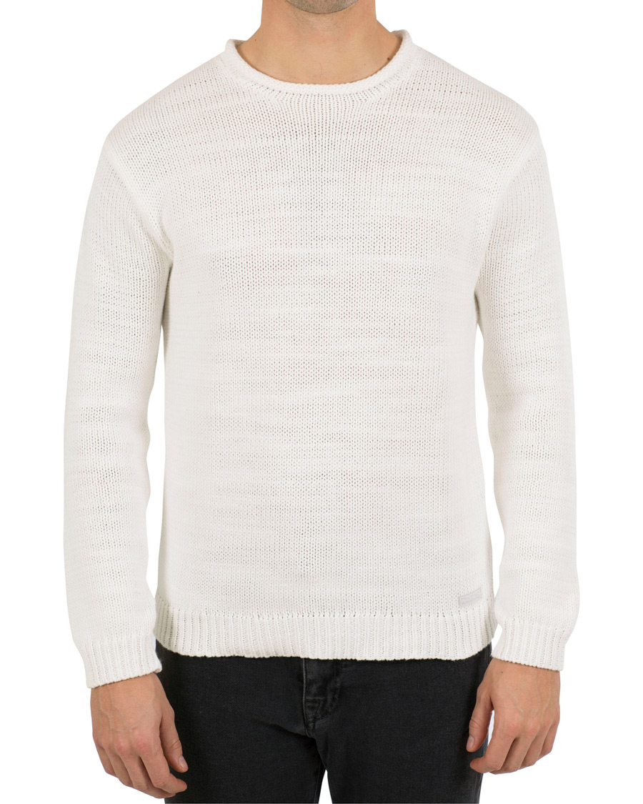 Herr | Tröjor | Polo Ralph Lauren | Slub Knitted Crew Neck White