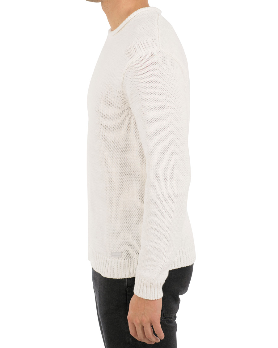 Herr | Tröjor | Polo Ralph Lauren | Slub Knitted Crew Neck White