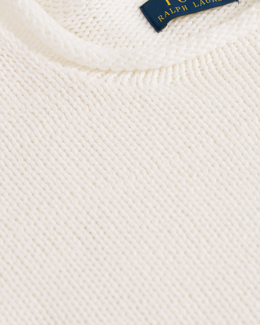 Herr | Tröjor | Polo Ralph Lauren | Slub Knitted Crew Neck White