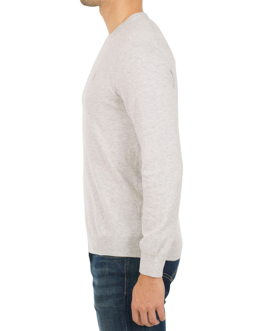 Herr | Tröjor | Polo Ralph Lauren | Pima Cotton Crew Neck Pullover Lawrence Grey Heather