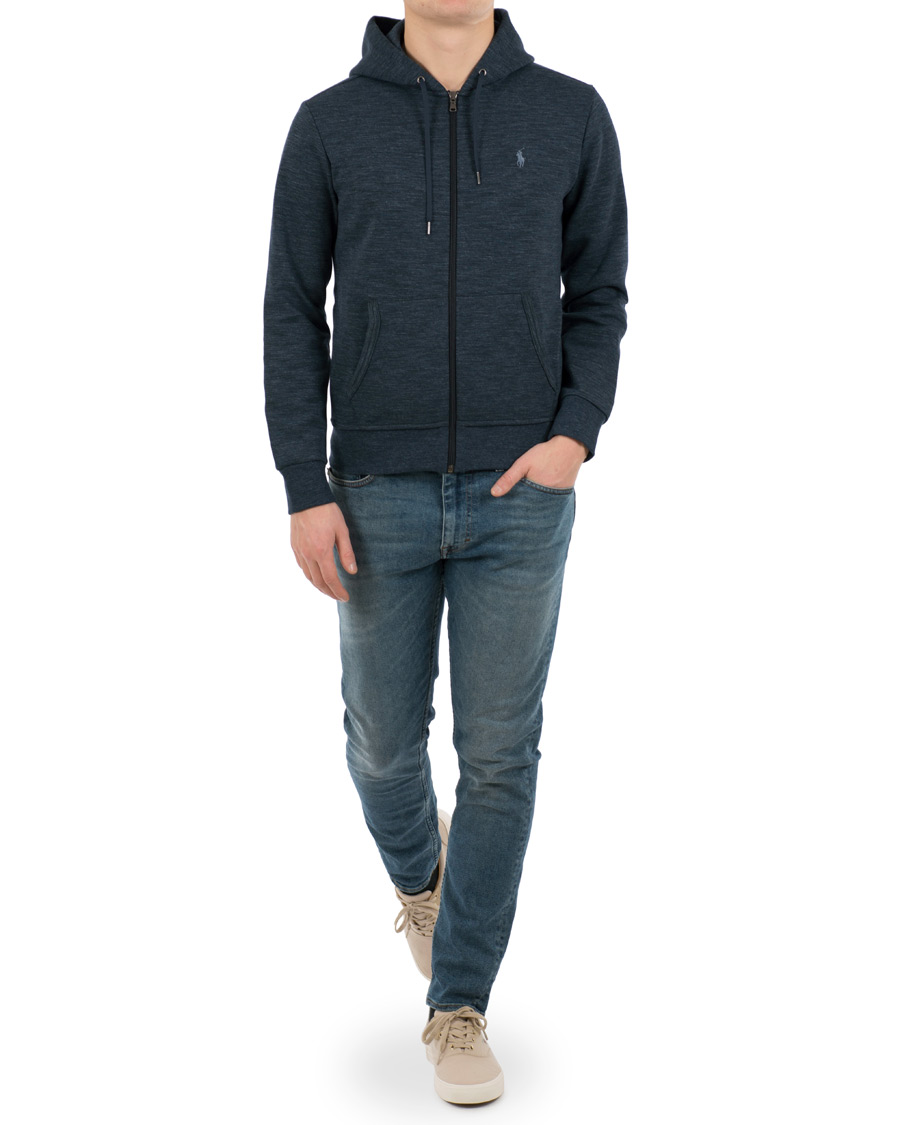 Herr | Tröjor | Polo Ralph Lauren | Tech Performance Full Zip Hoodie Blue Eclipse