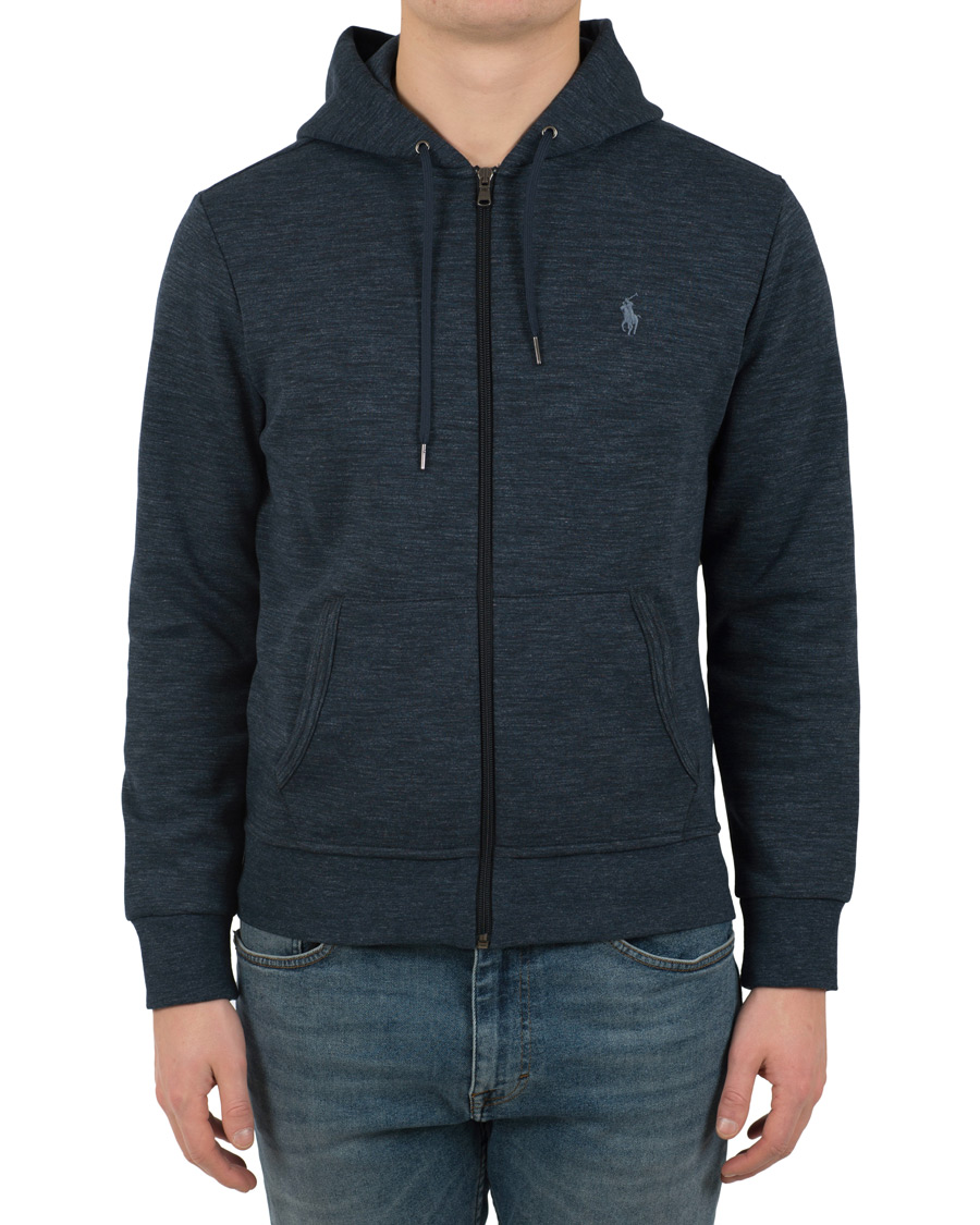 Herr | Tröjor | Polo Ralph Lauren | Tech Performance Full Zip Hoodie Blue Eclipse