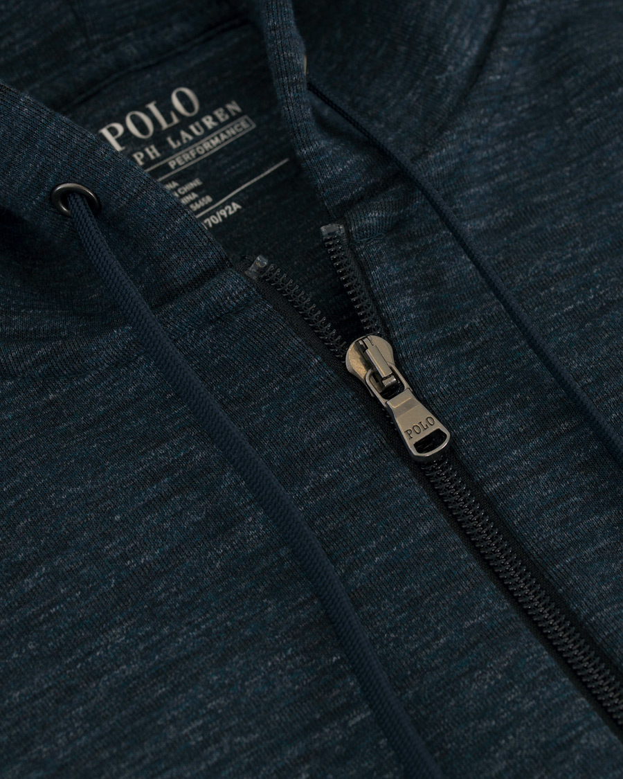 Herr | Tröjor | Polo Ralph Lauren | Tech Performance Full Zip Hoodie Blue Eclipse