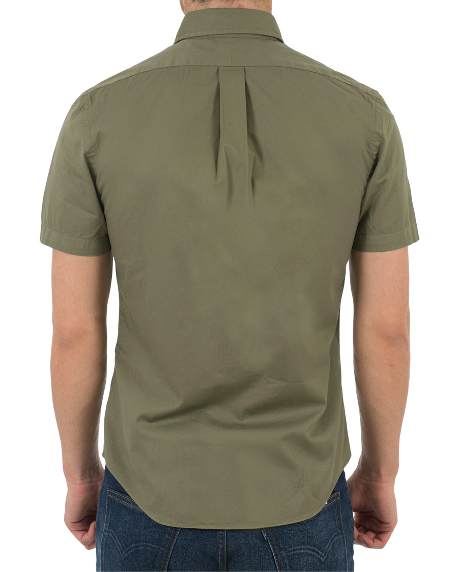 Herr | Skjortor | Polo Ralph Lauren | Slim Fit Button Down Short Sleeve Shirt Mountain Green