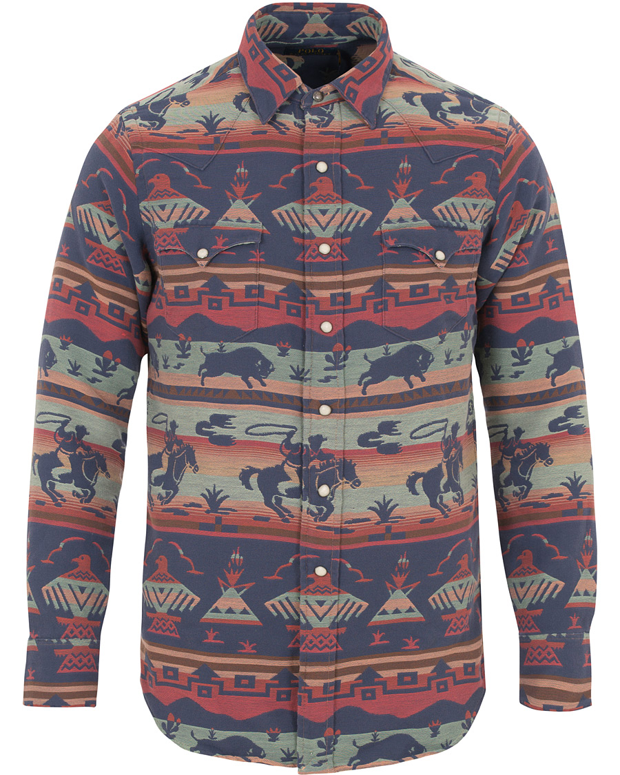 Herr | Skjortor | Polo Ralph Lauren | Core Fit Western Print Shirt Cowboy