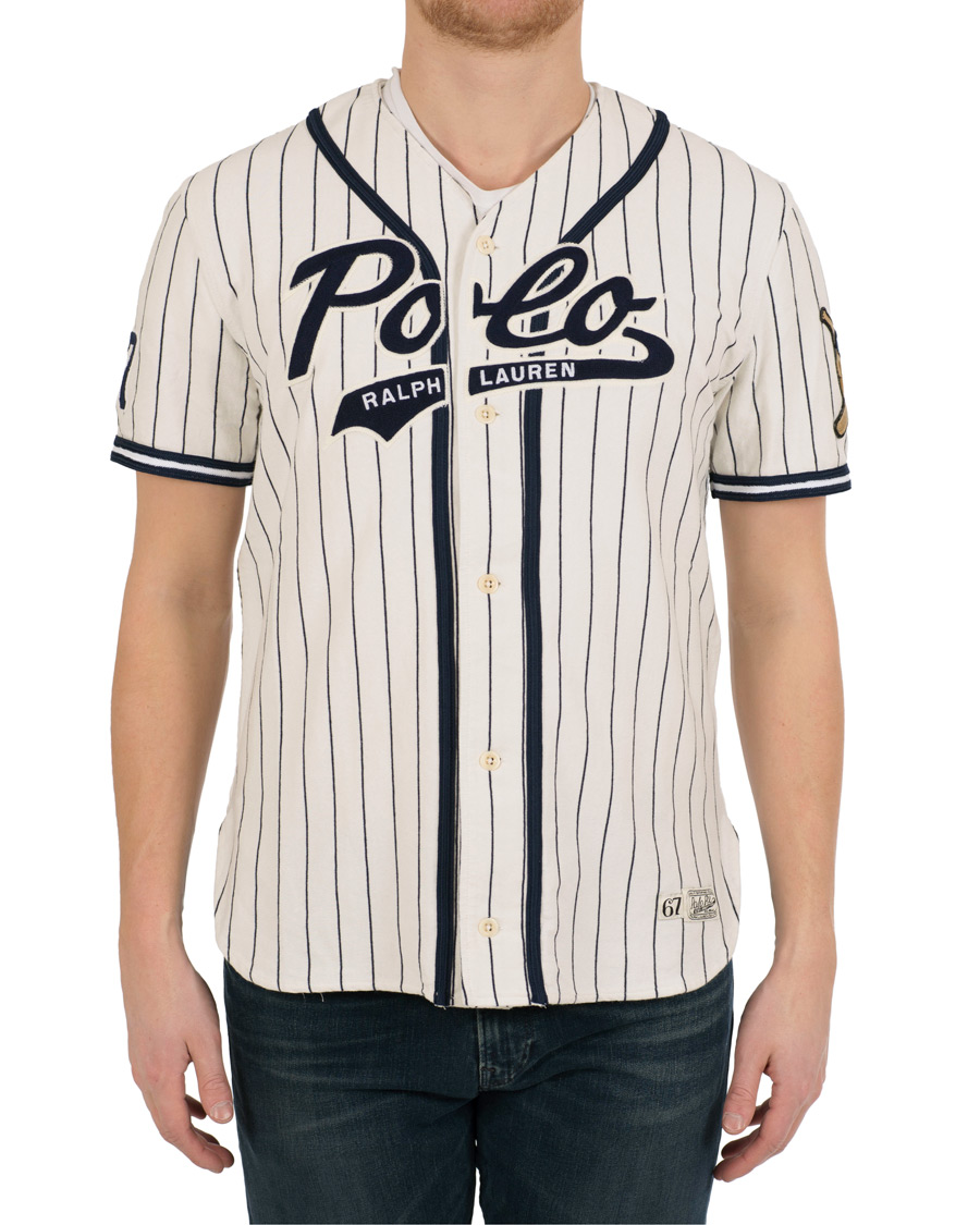 Herr | Skjortor | Polo Ralph Lauren | Baseball Bears Collection Short Sleeve Shirt White