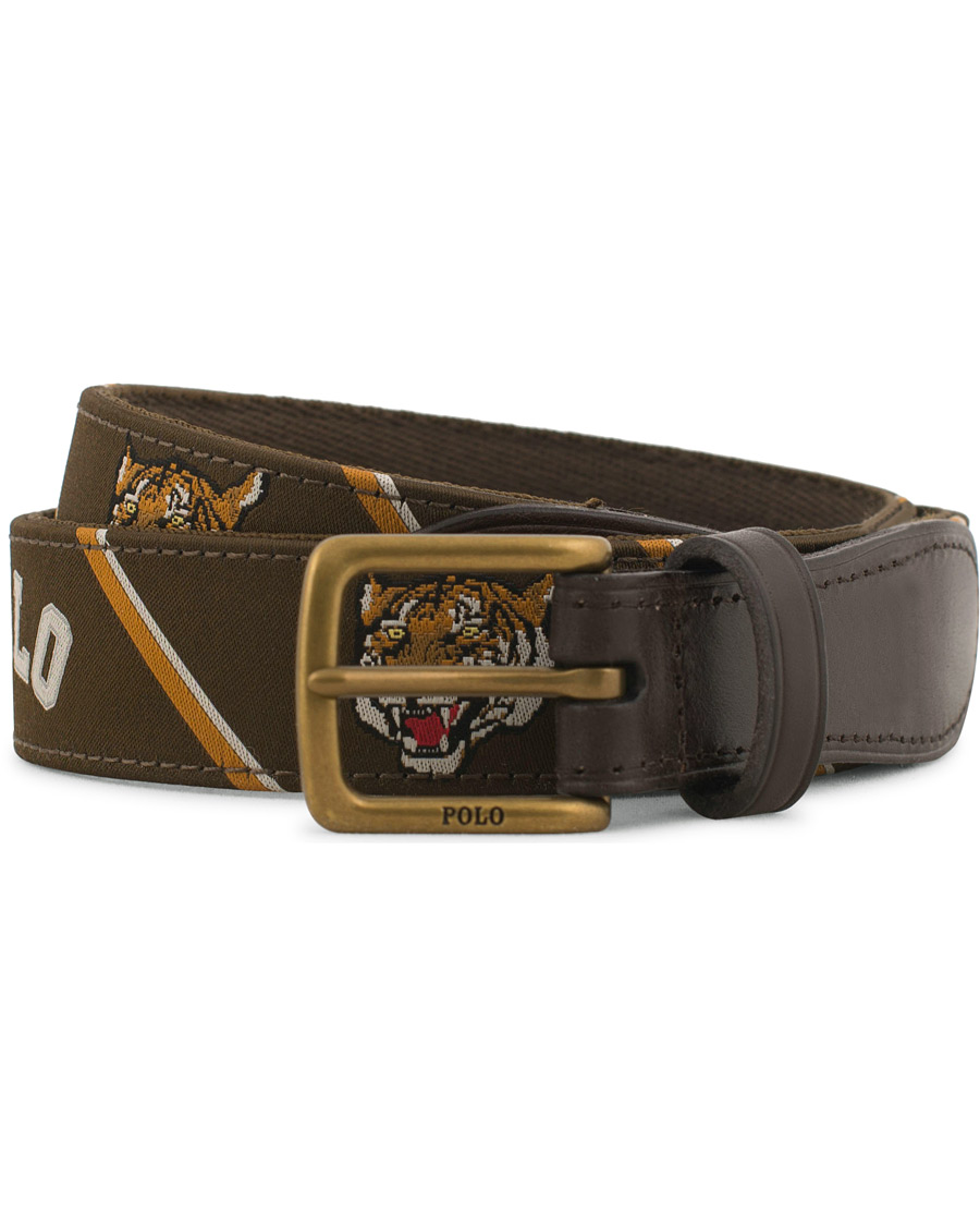 Herr | Polo Ralph Lauren Tiger Belt Farm Olive | Polo Ralph Lauren | Tiger Belt Farm Olive