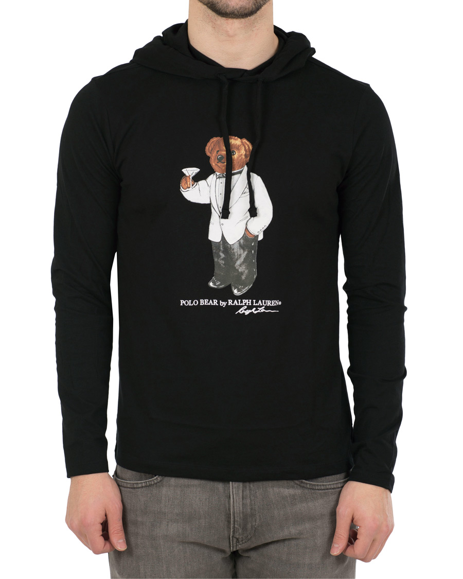 Herr | Tröjor | Polo Ralph Lauren | Printed Bear Hoodie Polo Black