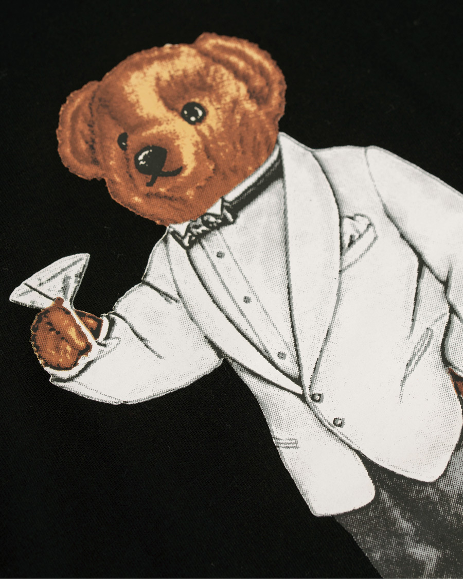 Herr | Tröjor | Polo Ralph Lauren | Printed Bear Hoodie Polo Black