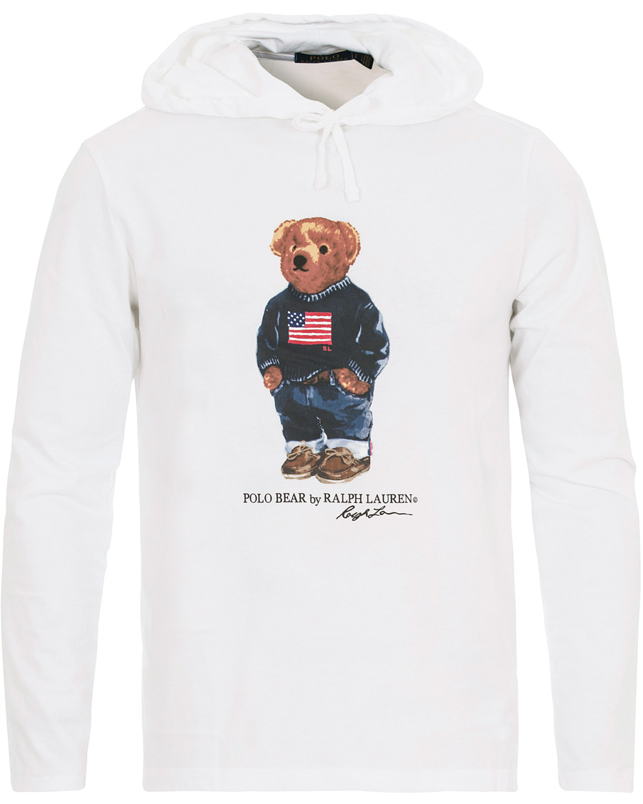 Herr | Tröjor | Polo Ralph Lauren | Printed Bear Hoodie White