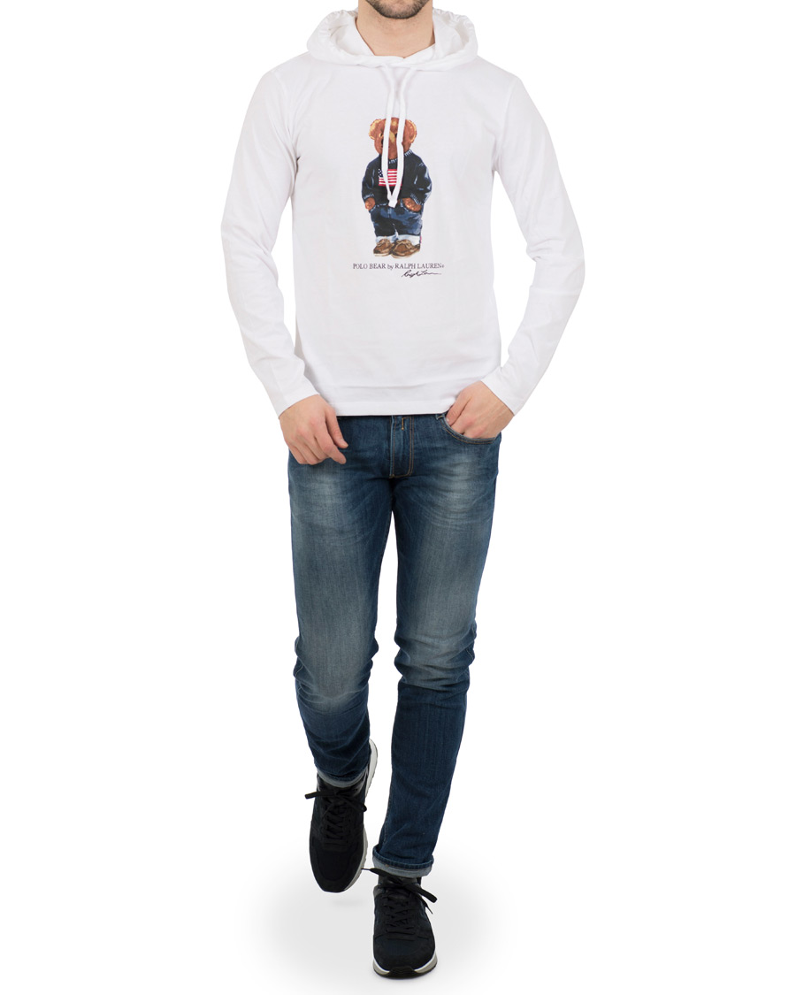 Herr | Tröjor | Polo Ralph Lauren | Printed Bear Hoodie White