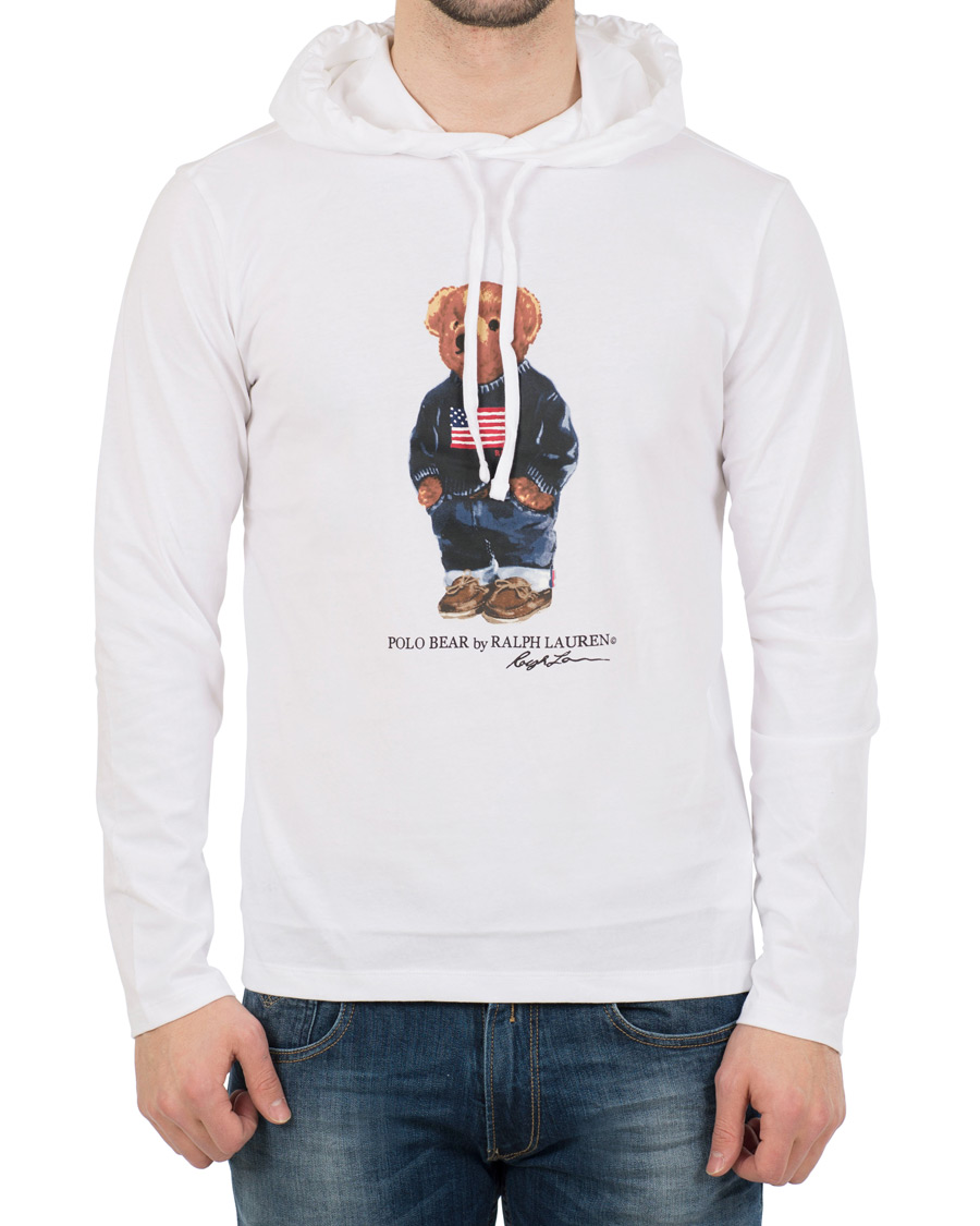 Herr | Tröjor | Polo Ralph Lauren | Printed Bear Hoodie White