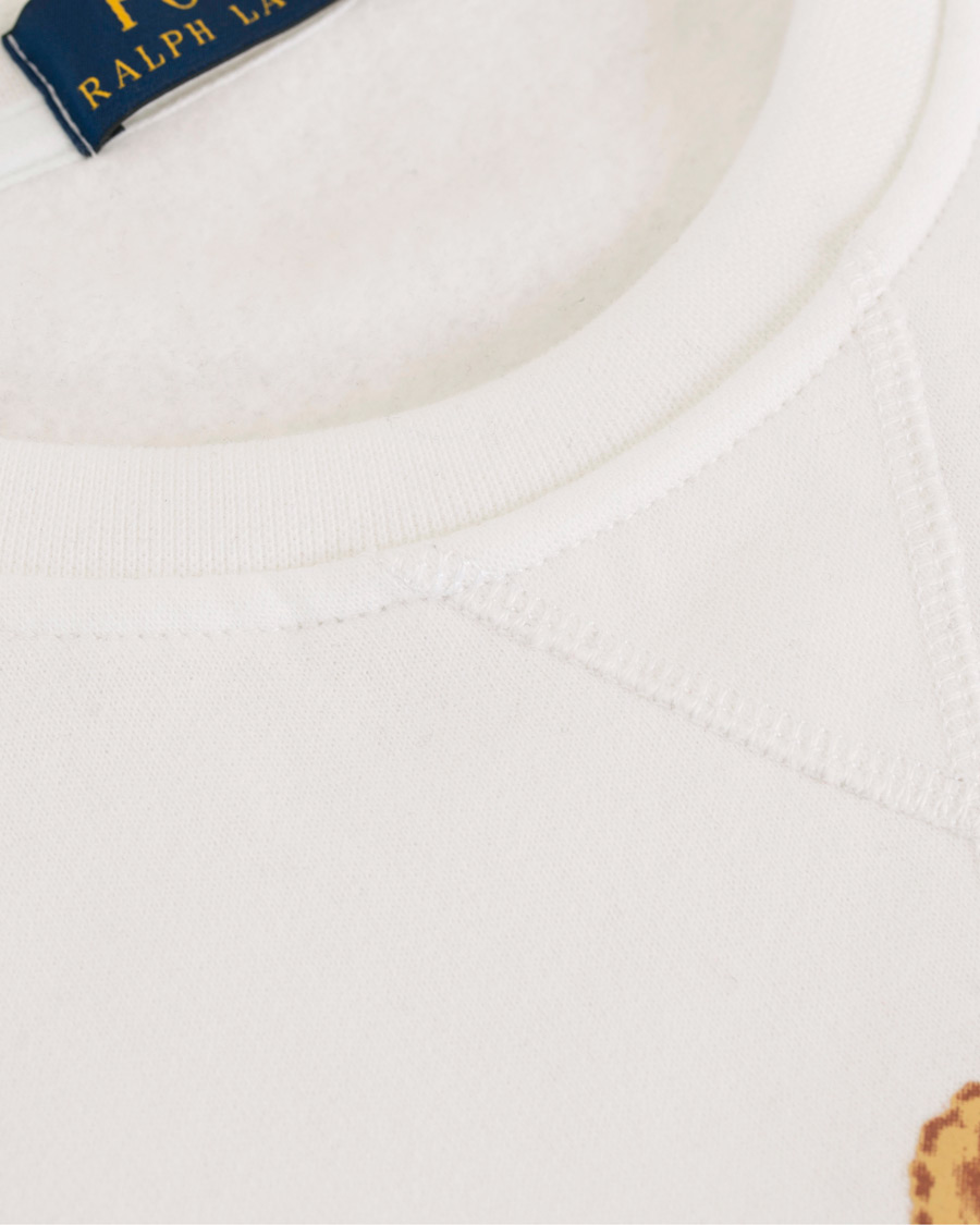 Herr | Tröjor | Polo Ralph Lauren | Printed Bear Crew Neck Sweatshirt White