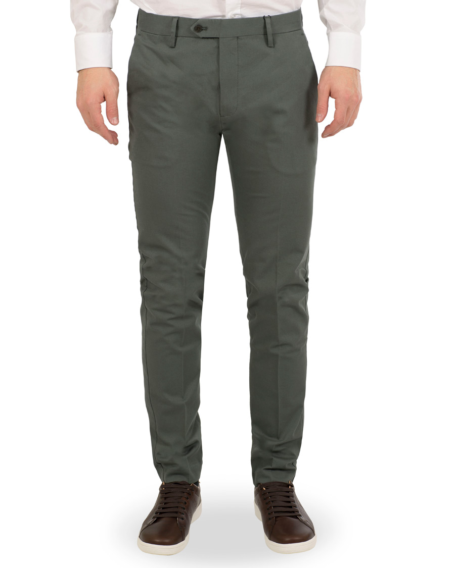 Herr | Byxor | NN07 | Theo 1178 Stretch Chinos Green