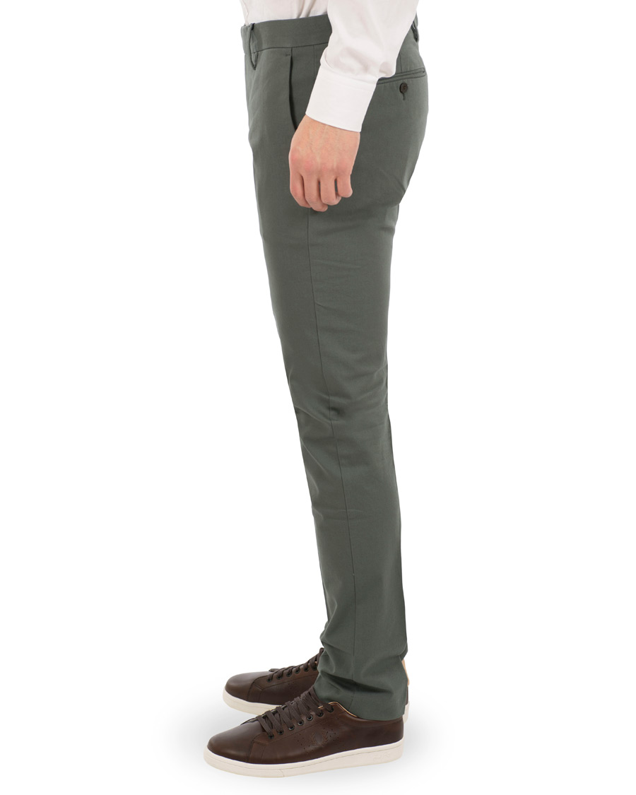 Herr | Byxor | NN07 | Theo 1178 Stretch Chinos Green