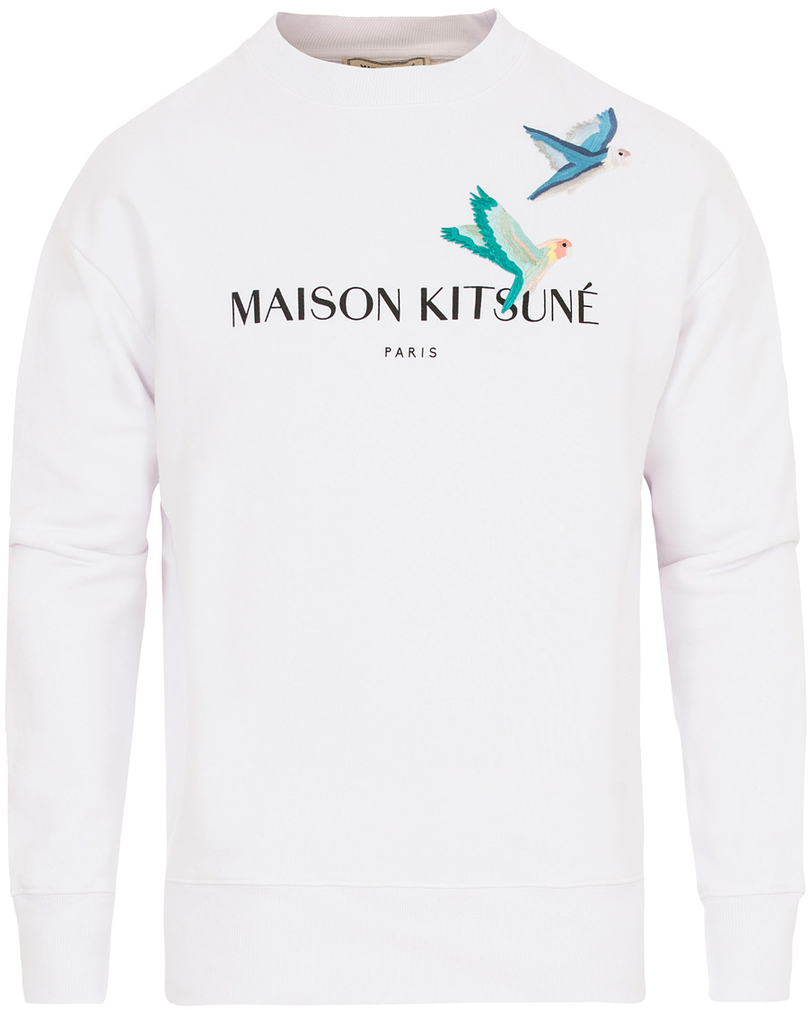 Herr | Tröjor | Maison Kitsuné | Lovebirds Sweatshirt White