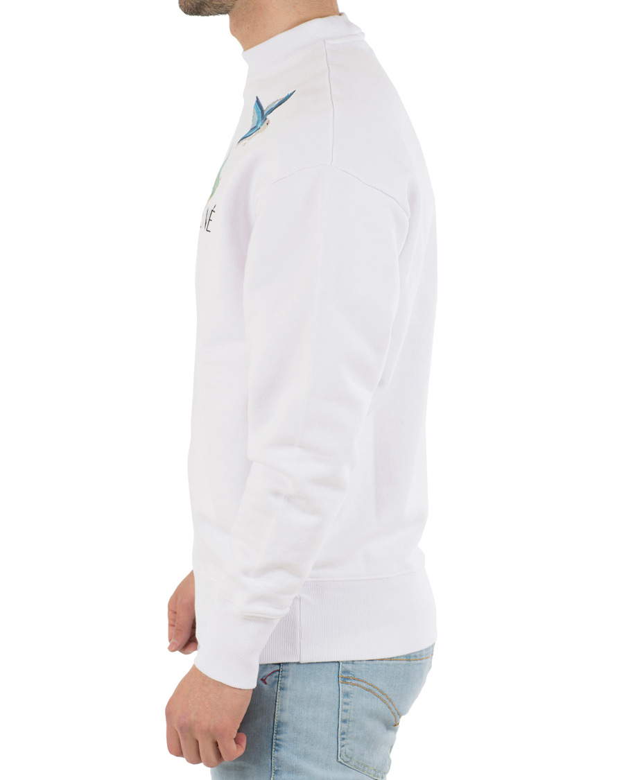 Herr | Tröjor | Maison Kitsuné | Lovebirds Sweatshirt White